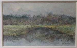 HANOTEAU Jean William 1937,Paysage lacustre (2 works),Art Valorem FR 2022-10-07