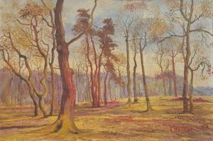 HANRIOT Eugène 1880,Les arbres rouges,Rossini FR 2019-10-02