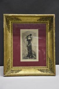 HANRIOT Jules Armand 1853-1921,Jeune femme et la mort,Etienne de Baecque FR 2019-05-16