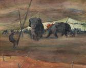 HANSEN Armin O 1893-1976,Elephants under the big top,Bonhams GB 2016-08-02