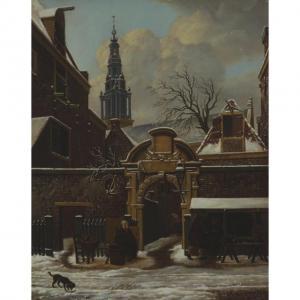 HANSEN Carel Lodewijk,A COBBLER OUTSIDE THE GATES OF THE AGNIETEN CHAPEL,Waddington's 2021-10-21