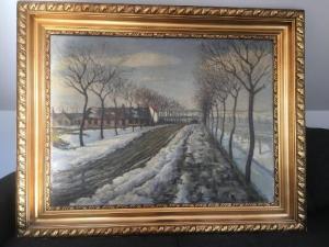 HANSEN Emiel 1878-1952,Winter landscape,1915,Bruun Rasmussen DK 2019-03-09