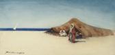 HANSEN Hans Jacob 1853-1947,Bedouins on the shore,Christie's GB 2007-10-24