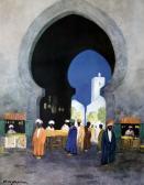 HANSEN Hans Jacob 1853-1947,North African street scenes (3 works),Warren & Wignall GB 2022-09-07