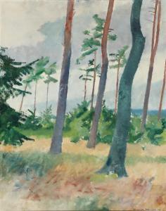HANSEN Harald H. 1890-1967,Forest scene,Bruun Rasmussen DK 2023-04-11