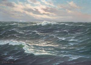 HANSEN Henrik 1902-1986,Abend im Ocean,Bernaerts BE 2012-10-22