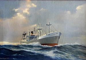 HANSEN Henrik 1902-1986,SHIP "MORMAGELM",Hood Bill & Sons US 2013-02-12