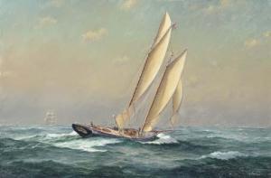 HANSEN Ian 1948,The schooner yacht America, 1851,Christie's GB 2004-07-29