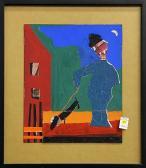 HANSEN Mel 1900,Untitled Dog Walker,1960,Clars Auction Gallery US 2014-05-17