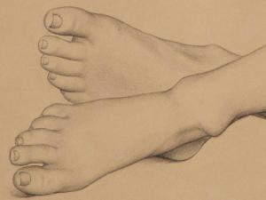 HANSEN Niels Christian 1834-1922,Four Foot Sketches in Pencil,1892,Auctionata DE 2013-10-25