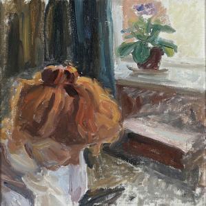 HANSEN Peter Marius 1868-1928,Portrait of a woman by a window,Bruun Rasmussen DK 2024-03-25