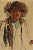 HANSEN Peter Marius 1868-1928,Study of a farm worker,Bruun Rasmussen DK 2021-08-23