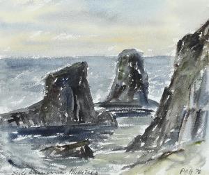 HANSEN Poul Oscar 1927-2020,Three sceneries from the Faroe Islands,Bruun Rasmussen DK 2023-01-17
