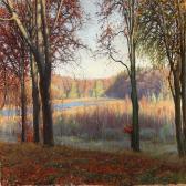 HANSEN Sigvard Marius 1859-1938,Autumn Landscape from North Zealand,1920,Bruun Rasmussen 2014-08-11