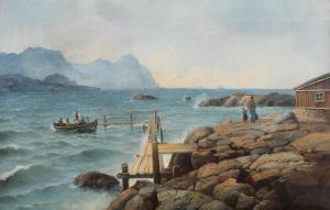 HANSEN Sigvard Marius 1859-1938,Norwegian fiord,Bruun Rasmussen DK 2024-03-04