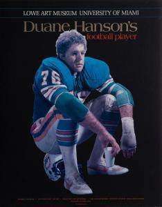 HANSON Duane 1925-1996,Football Player,1985,Ro Gallery US 2022-08-10