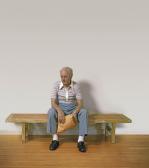HANSON Duane 1925-1996,Man on a bench,1977,Christie's GB 2012-09-18