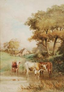 HANSON E 1900-1900,Watering cattle,Morphets GB 2010-06-19