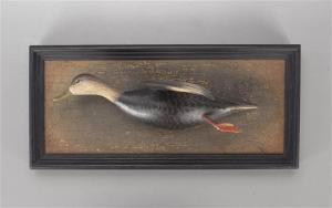 HANSON Marty 1965,Miniature Flying Black Duck Plaque,2000,Copley US 2022-07-14
