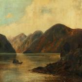 HANSSON A 1800-1800,Norwegian fiord scape,Bruun Rasmussen DK 2014-10-13