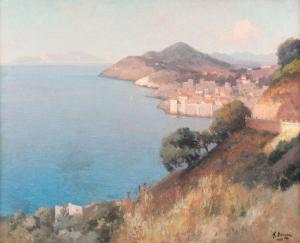 HANZEN Aleksei Vasilievich 1876-1937,Dubrovnik Bay,1926,Artmark RO 2023-12-18