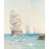 HANZEN Aleksei Vasilievich 1876-1937,TALL SHIPS ON THE OCEAN,1935,Sotheby's GB 2005-12-01