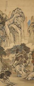 HAOGONG ZHAO 1881-1947,Landscape,1927,Christie's GB 2019-05-28