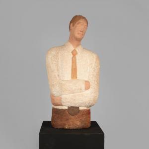 HAOZOUS BOB 1943,Untitled (Suit & Tie),Santa Fe Art Auction US 2023-02-11