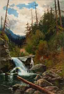 HARASIMOWICZ Marceli 1859-1935,Landscape with a Forest Stream,Desa Unicum PL 2024-02-01