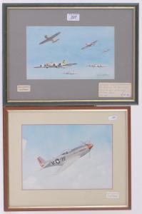HARBOUR David 1935,studies of aircraft,Burstow and Hewett GB 2017-09-27