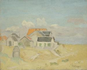 HARBURGER Francis 1905-1998,Maison sur la plage,Ader FR 2013-11-29