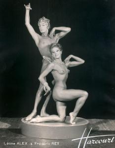 HARCOURT Studio 1900-1900,Léone Alex et Frédéric Rey, danseurs aux Folies Be,1950,Lucien 2022-04-05