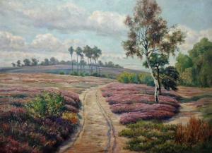 HARDER Heinrich 1858-1930,Path through the heather,Bellmans Fine Art Auctioneers GB 2019-02-26