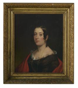 HARDING Chester 1792-1866,Portrait of Mrs. Henrietta 'Harriet' Mc Donnell,,1842,New Orleans Auction 2020-09-26
