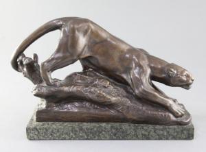 Harding George Frederick Morris 1874-1964,model of a stalking panther,1925,Gorringes GB 2017-06-27