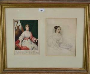 HARDING George Perfect 1780-1853,portrait of Lady Diana Spencer,Reeman Dansie GB 2023-02-14