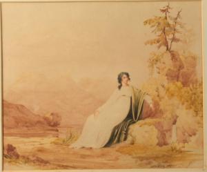 HARDING H,Figure in a landscape,1817,David Lay GB 2019-01-31