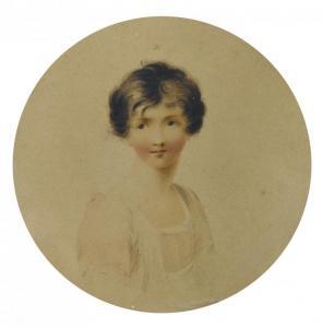 HARDING H.H 1800-1800,PORTRAIT OF A YOUNG GIRL,Mellors & Kirk GB 2009-04-30