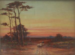 HARDING NORWOOD Arthur 1889-1893,A Peaceful Evening, St Winifred, ,Bamfords Auctioneers and Valuers 2020-10-27