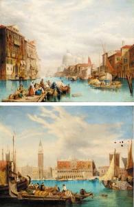 HARDING W.H 1800-1900,St. Mark's Square, Venice; and Santa Maria della S,Christie's GB 2001-03-08