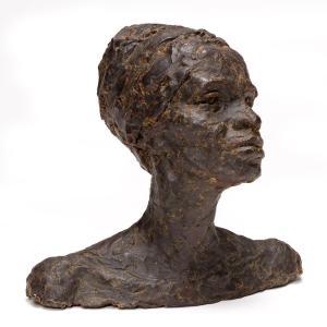 HARDISON Inge 1904-2016,Untitled (Study for Sojourner Truth),1976,Swann Galleries US 2021-10-07