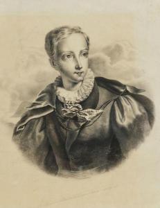 HARDIVILLER Charles Achille d 1795-1835,Portrait d'Henri d'Artois,1832,Millon & Associés 2019-12-02