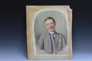 HARDY Dorofield 1882-1920,Portrait of a Gentleman,1913,Cuttlestones GB 2017-06-08