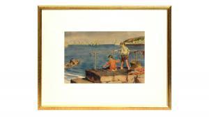 HARDY Dudley 1865-1922,Two Young Boys Fishing,1911,Anderson & Garland GB 2023-09-07