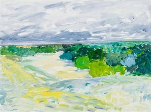 HARDY Greg 1950,Willows and Shimmering Grass,1986,Heffel CA 2022-06-29