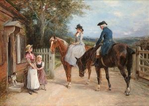 HARDY Heywood 1842-1933,a country visit,Sotheby's GB 2004-11-17