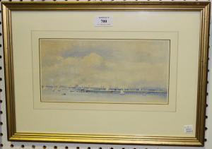 HARDY J.W,The Fleet at Anchor, Ryde,1845,Tooveys Auction GB 2016-12-30
