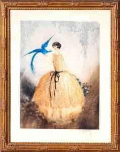 HARDY Jean Michel 1880,L'oiseau bleu,Cannes encheres, Appay-Debussy FR 2021-12-17