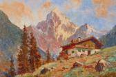 HARDY Norman H 1864-1914,Alpine Landscape,Litchfield US 2006-02-15