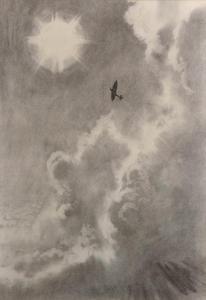 Hardy Wilf 1938-2016,A Spitfire Flying towards the Sun,1980,John Nicholson GB 2017-10-11